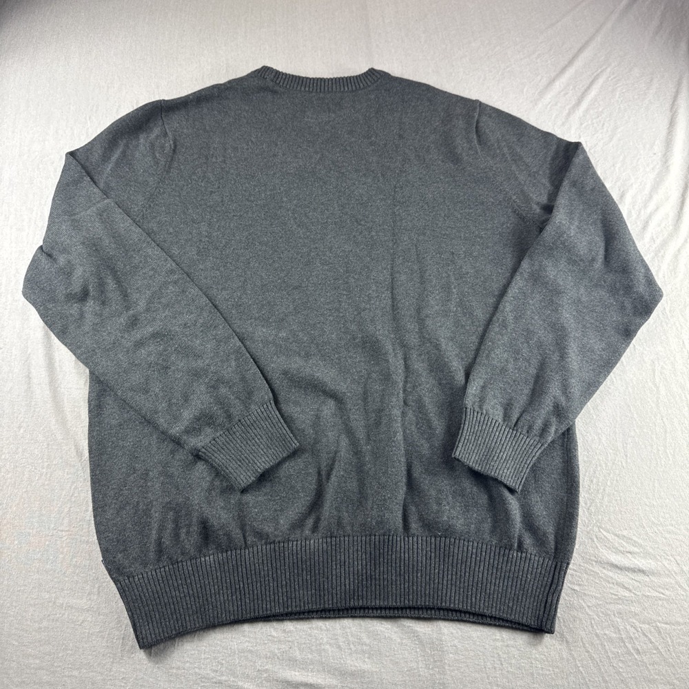 Chaps Christmas Sweater Mens L Gray Golden Retriever Dog Holiday Sweatshirt NEW - Picture 2 of 7